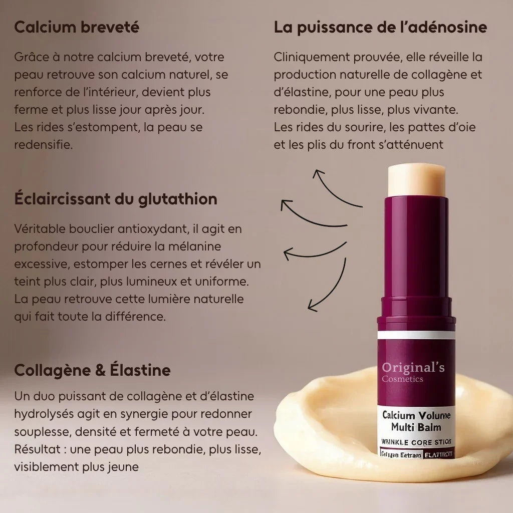 Baume repulpant et anti-rides au calcium