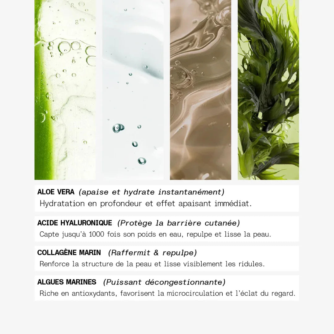 Patchs lissants aloe vera et collagène